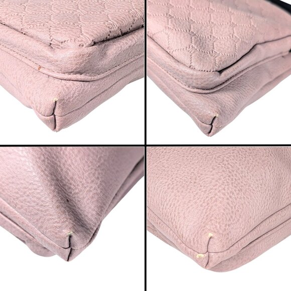 SOLD Steve Madden Glam Signature Mauve Pink Faux Leather Crossbody w/Bag Charm - Picture 7 of 10